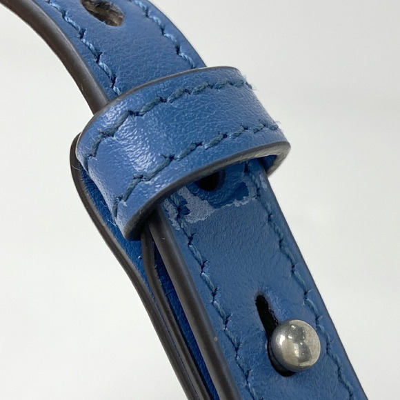 Gucci GG Marmont Chain Shoulder Bag Quilted Leather Blue - Picture 5 of 7